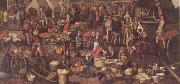 Pieter Aertsen Market Scene(Ecce Homo fragment) (mk14) painting